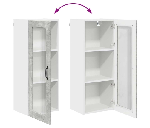 Virtuves Sienas Skapītis Betona Pelēks 40 X 31 X 100 Cm Vidaxl