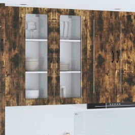 Virtuves Sienas Skapītis Dūmaka Ozols 40 X 31 X 100 Cm Vidaxl