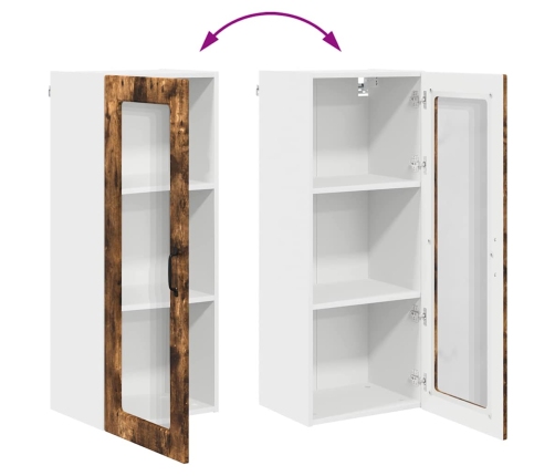 Virtuves Sienas Skapītis Dūmaka Ozols 40 X 31 X 100 Cm Vidaxl