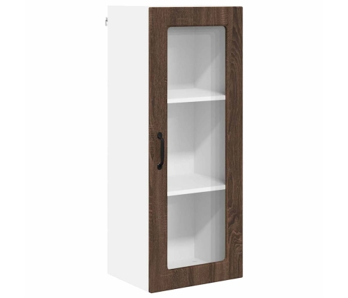 Virtuves Sienas Skapītis Ar Durvīm Brūns Ozols 40 X 31 X 100 Cm Vidaxl