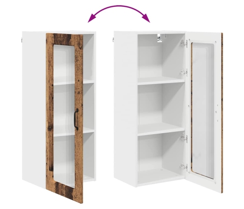 Virtuves Sienas Skapītis Ar Plauktu Vecs Koks 40 X 31 X 100 Cm Vidaxl