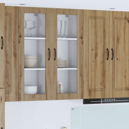 Virtuves Sienas Skapītis Artisānā Ozols 40 X 31 X 100 Cm Vidaxl