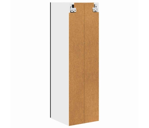 Virtuves Sienas Skapītis Ar Plauktu Melna 30 X 31 X 100 Cm Vidaxl