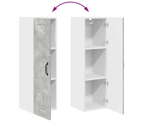 Virtuves Sienas Skapītis Betona Pelēks 30 X 31 X 100 Cm Vidaxl