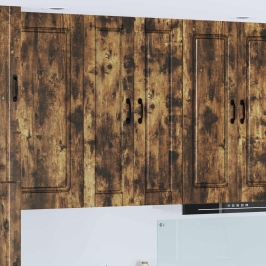 Virtuves Sienas Skapītis Dūmaka Ozols 30 X 31 X 100 Cm Vidaxl