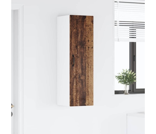 Virtuves Sienas Skapītis Ar Plauktu Vecs Koks 30 X 31 X 100 Cm Vidaxl