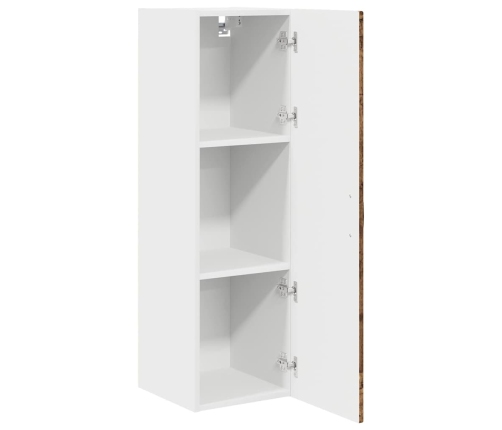 Virtuves Sienas Skapītis Ar Plauktu Vecs Koks 30 X 31 X 100 Cm Vidaxl