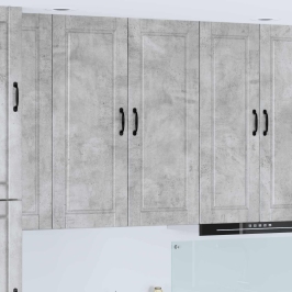 Virtuves Sienas Skapītis Betona Pelēks 40 X 31 X 100 Cm Vidaxl