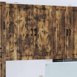 Virtuves Sienas Skapītis Dūmaka Ozols 40 X 31 X 100 Cm Vidaxl