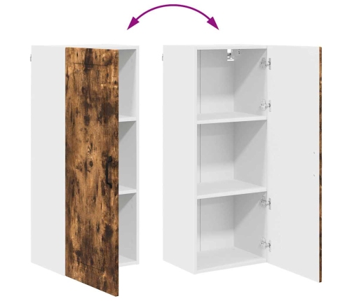 Virtuves Sienas Skapītis Dūmaka Ozols 40 X 31 X 100 Cm Vidaxl