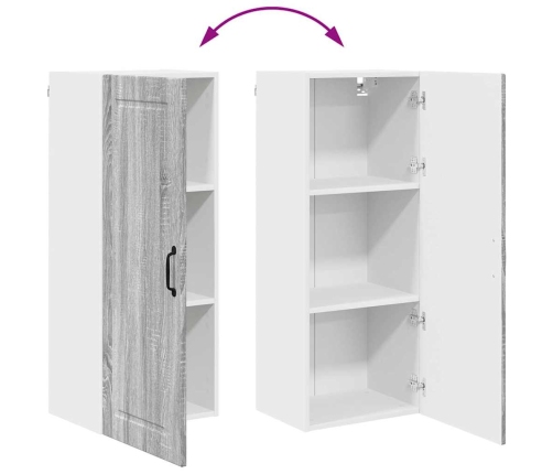 Virtuves Sienas Skapītis Pelēks Sonoma 40 X 31 X 100 Cm Vidaxl