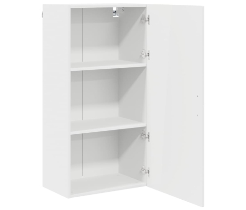 Virtuves Sienas Skapītis Ar Plauktu Balts 50 X 31 X 100 Cm Vidaxl