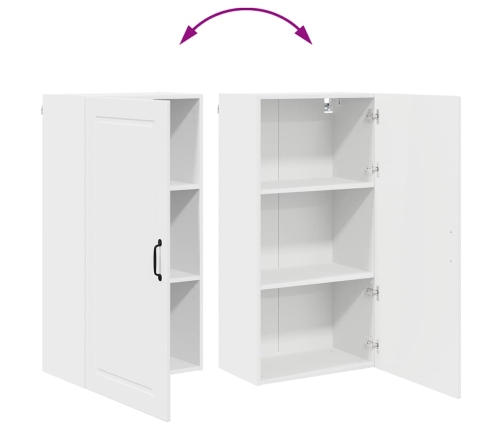 Virtuves Sienas Skapītis Ar Plauktu Balts 50 X 31 X 100 Cm Vidaxl