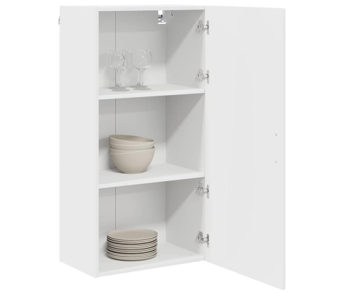 Virtuves Sienas Skapītis Ar Plauktu Balts 50 X 31 X 100 Cm Vidaxl