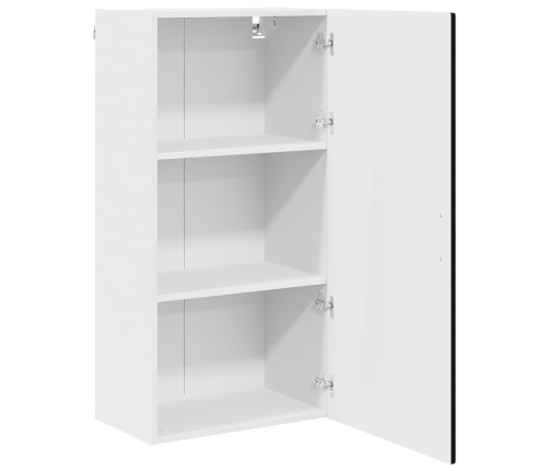 Virtuves Sienas Skapītis Ar Plauktu Melna 50 X 31 X 100 Cm Vidaxl