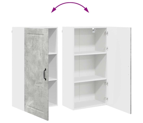 Virtuves Sienas Skapītis Betona Pelēks 50 X 31 X 100 Cm Vidaxl