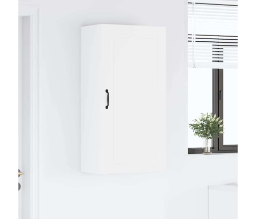 Virtuves Sienas Skapītis Ar Plauktu Augsta Spīduma Baltā Krāsa Vidaxl