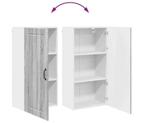 Virtuves Sienas Skapītis Pelēks Sonoma 50 X 31 X 100 Cm Vidaxl