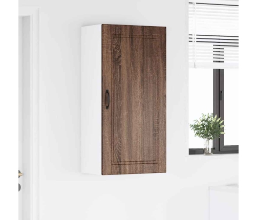 Virtuves Sienas Skapītis Ar Durvīm Brūns Ozols 50 X 31 X 100 Cm Vidaxl