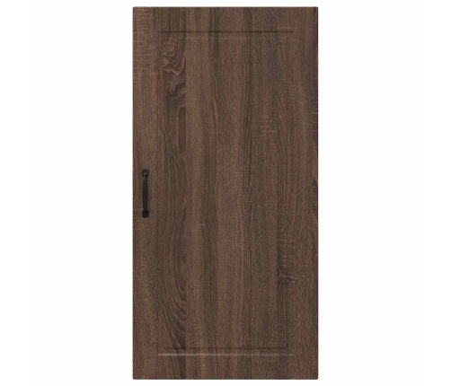 Virtuves Sienas Skapītis Ar Durvīm Brūns Ozols 50 X 31 X 100 Cm Vidaxl