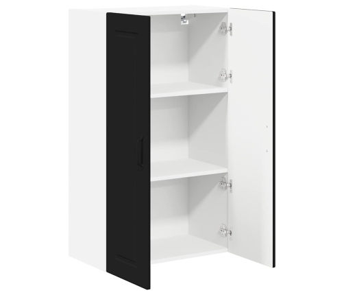 Virtuves Sienas Skapītis Ar Plauktu Melna 60 X 31 X 100 Cm Vidaxl