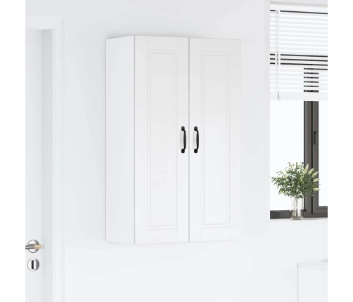 Virtuves Sienas Skapītis Ar Plauktu Augsta Spīduma Baltā Krāsa Vidaxl