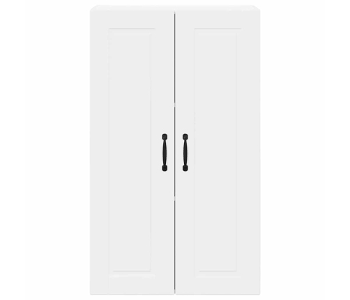 Virtuves Sienas Skapītis Ar Plauktu Augsta Spīduma Baltā Krāsa Vidaxl