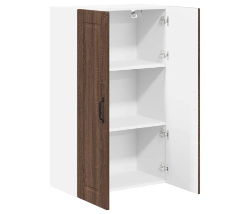 Virtuves Sienas Skapītis Ar Durvīm Brūns Ozols 60 X 31 X 100 Cm Vidaxl