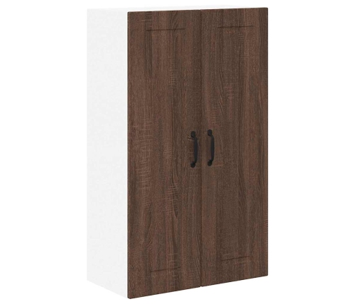 Virtuves Sienas Skapītis Ar Durvīm Brūns Ozols 60 X 31 X 100 Cm Vidaxl