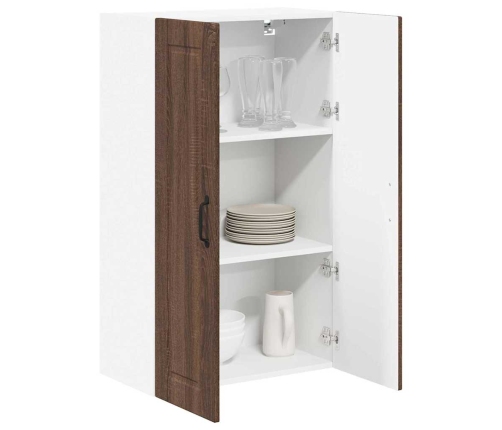 Virtuves Sienas Skapītis Ar Durvīm Brūns Ozols 60 X 31 X 100 Cm Vidaxl