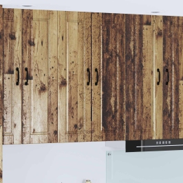 Virtuves Sienas Skapītis Ar Plauktu Vecs Koks 60 X 31 X 100 Cm Vidaxl