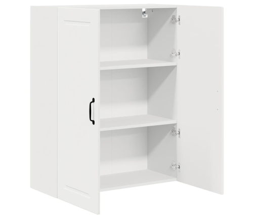 Virtuves Sienas Skapītis Ar Plauktu Balts 80 X 31 X 100 Cm Vidaxl