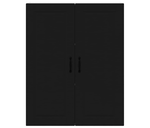 Virtuves Sienas Skapītis Ar Plauktu Melna 80 X 31 X 100 Cm Vidaxl