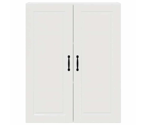 Virtuves Sienas Skapītis Ar Plauktu Augsta Spīduma Baltā Krāsa Vidaxl