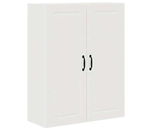 Virtuves Sienas Skapītis Ar Plauktu Augsta Spīduma Baltā Krāsa Vidaxl