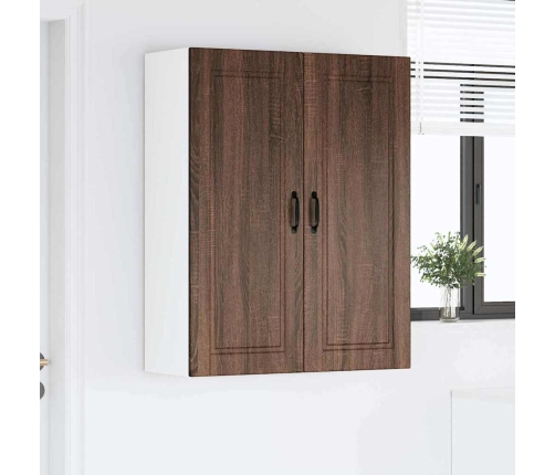 Virtuves Sienas Skapītis Ar Durvīm Brūns Ozols 80 X 31 X 100 Cm Vidaxl