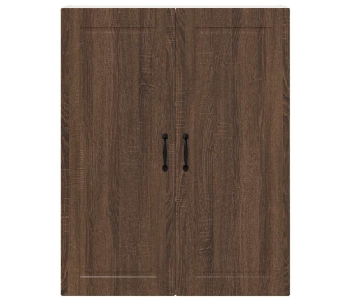 Virtuves Sienas Skapītis Ar Durvīm Brūns Ozols 80 X 31 X 100 Cm Vidaxl