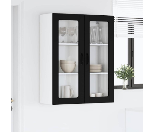 Virtuves Sienas Skapītis Ar Plauktu Melna 80 X 31 X 100 Cm Vidaxl