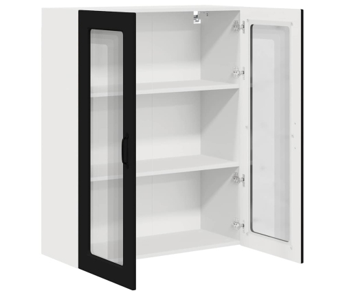 Virtuves Sienas Skapītis Ar Plauktu Melna 80 X 31 X 100 Cm Vidaxl