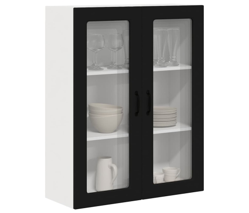 Virtuves Sienas Skapītis Ar Plauktu Melna 80 X 31 X 100 Cm Vidaxl