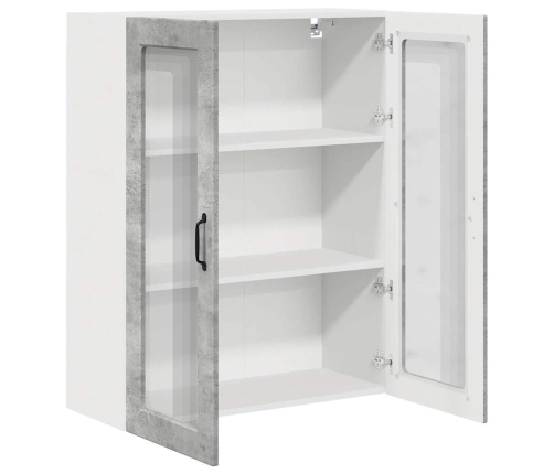 Virtuves Sienas Skapītis Betona Pelēks 80 X 31 X 100 Cm Vidaxl