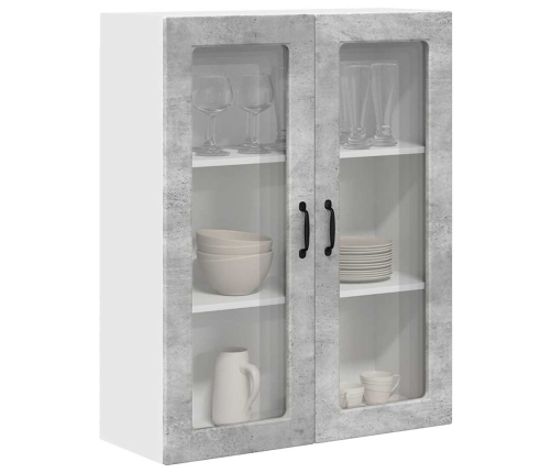 Virtuves Sienas Skapītis Betona Pelēks 80 X 31 X 100 Cm Vidaxl