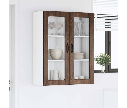 Virtuves Sienas Skapītis Ar Durvīm Brūns Ozols 80 X 31 X 100 Cm Vidaxl