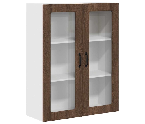 Virtuves Sienas Skapītis Ar Durvīm Brūns Ozols 80 X 31 X 100 Cm Vidaxl