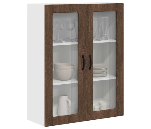 Virtuves Sienas Skapītis Ar Durvīm Brūns Ozols 80 X 31 X 100 Cm Vidaxl