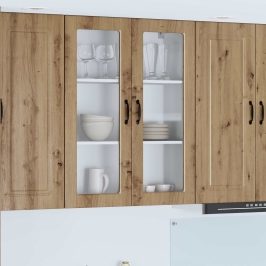 Virtuves Sienas Skapītis Artisānā Ozols 80 X 31 X 100 Cm Vidaxl