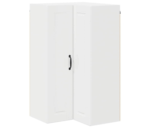 Virtuves Sienas Skapītis Ar Plauktu Augsta Spīduma Baltā Krāsa Vidaxl