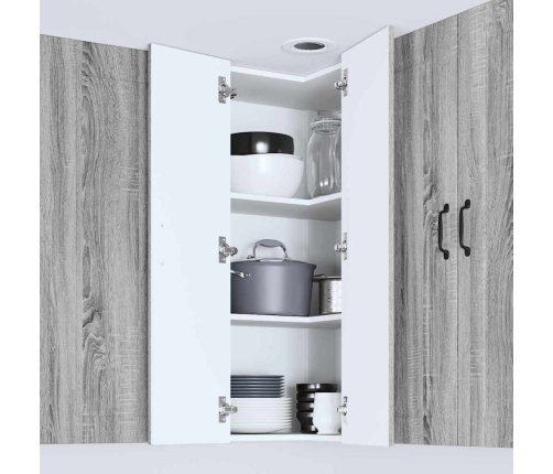 Virtuves Sienas Skapītis Pelēks Sonoma 57 X 57 X 100 Cm Vidaxl