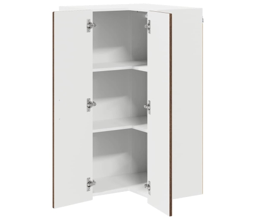 Virtuves Sienas Skapītis Ar Durvīm Brūns Ozols 57 X 57 X 100 Cm Vidaxl