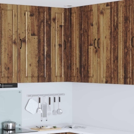 Virtuves Sienas Skapītis Ar Plauktu Vecs Koks 57 X 57 X 100 Cm Vidaxl